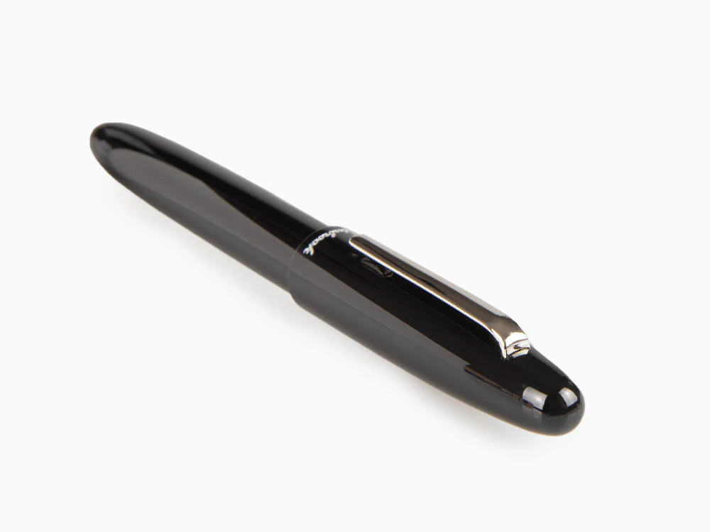 Esterbrook Estie Ebony Fountain Pen, Black Resin, Chrome Trim, E106 - Image 6