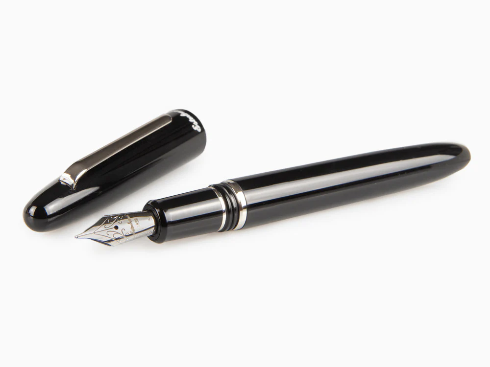 Esterbrook Estie Ebony Fountain Pen, Black Resin, Chrome Trim, E106 - Image 8