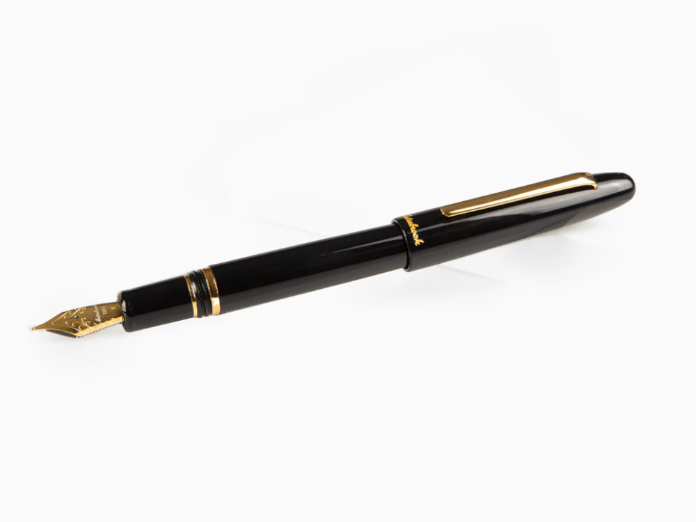 Esterbrook Estie Ebony Fountain Pen, Black Resin, Gold plated, E116 - Image 4