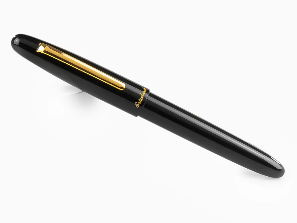 Esterbrook Estie Ebony Rollerball pen, Black Resin, Black, Gold plated, E117 - Image 3