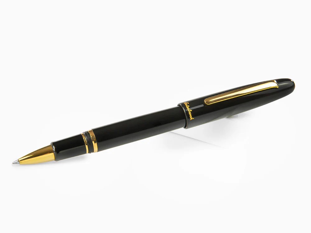 Esterbrook Estie Ebony Rollerball pen, Black Resin, Black, Gold plated, E117 - Image 4