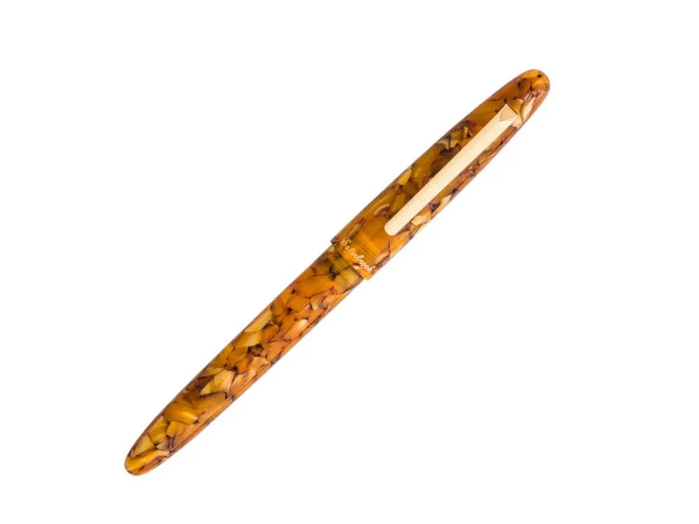 Esterbrook Estie Honeycomb Fountain Pen, Piston, Gold plated, E1426 - Image 3