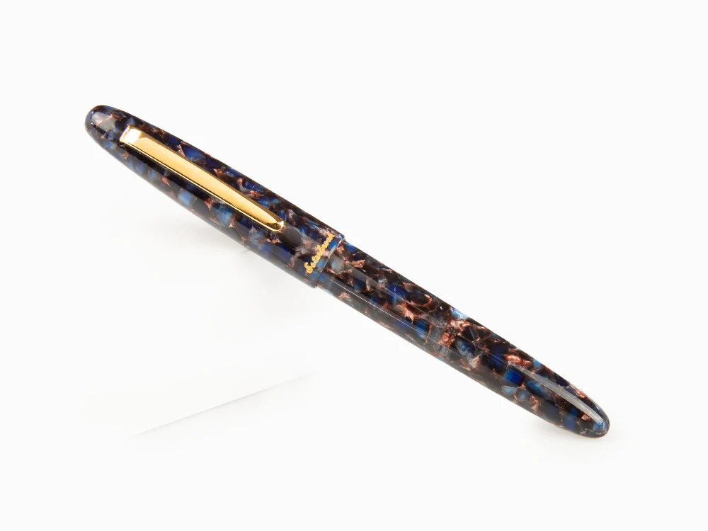 Esterbrook Estie Nouveau Bleu Fountain Pen, Resin, Gold plated, ENB156 - Image 3