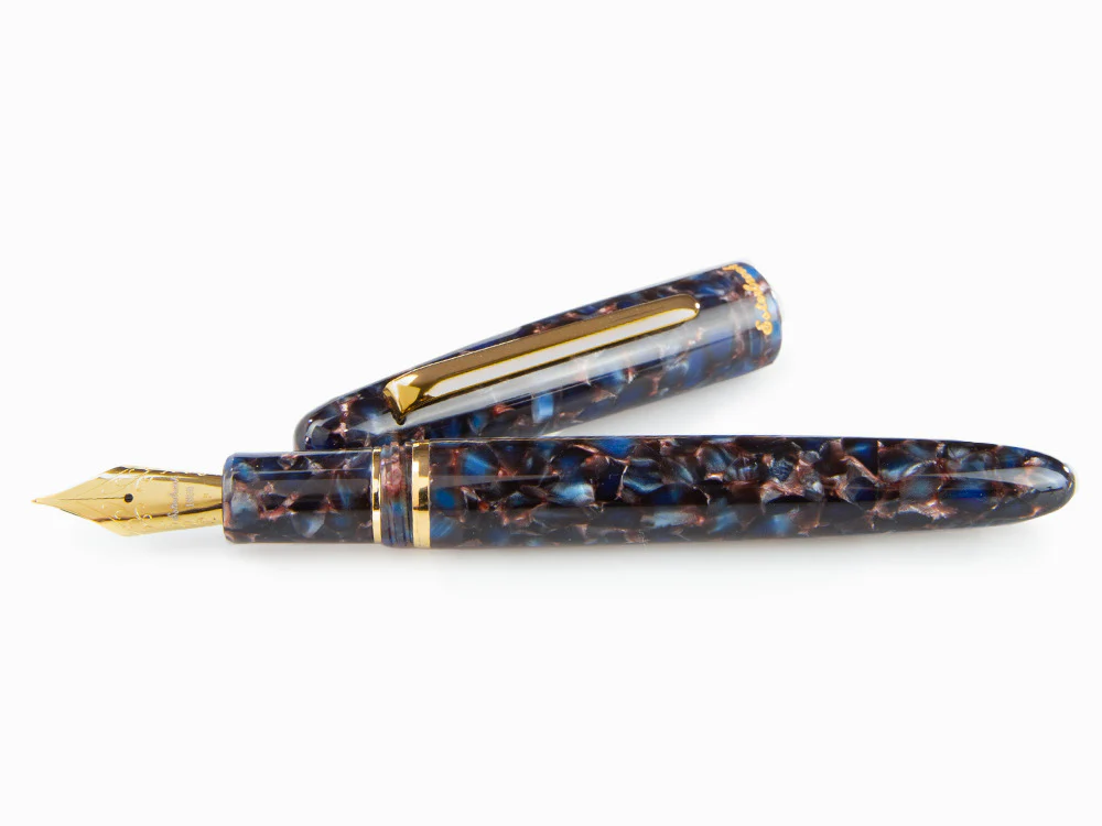 Esterbrook Estie Nouveau Bleu Fountain Pen, Resin, Gold plated, ENB156 - Image 7