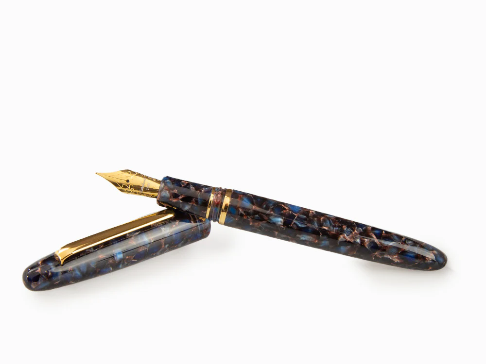 Esterbrook Estie Nouveau Bleu Fountain Pen, Resin, Gold plated, ENB156 - Image 8