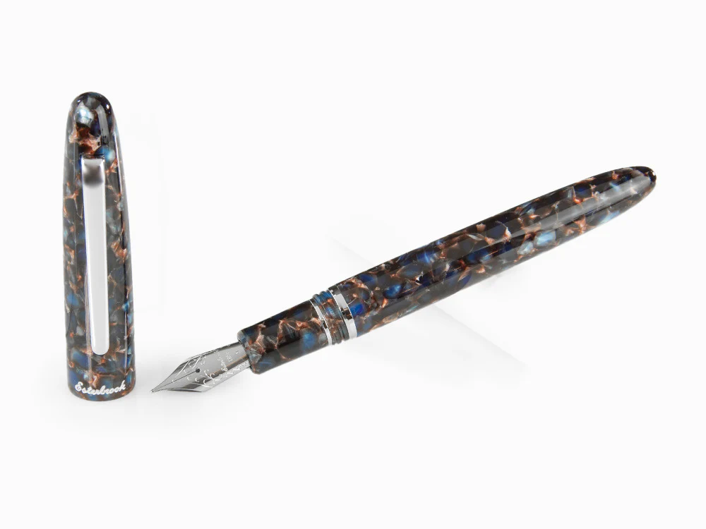 Esterbrook Estie Nouveau Bleu Fountain Pen, Resin, Palladium, ENB146 - Image 2