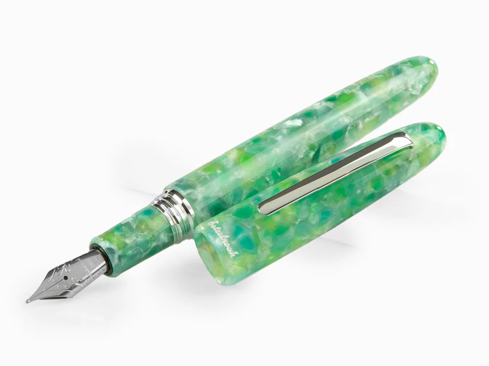 Esterbrook Estie Oversize Sea Glass Fountain Pen, Chrome Trim, ESG826 - Image 4