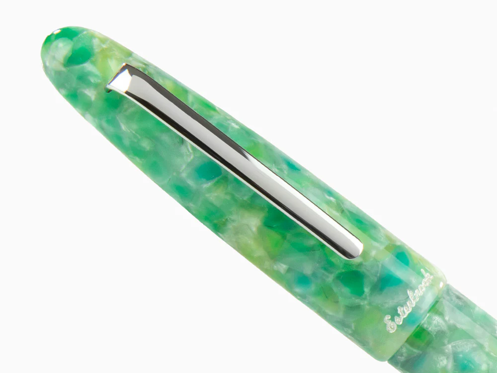 Esterbrook Estie Oversize Sea Glass Fountain Pen, Chrome Trim, ESG826 - Image 9