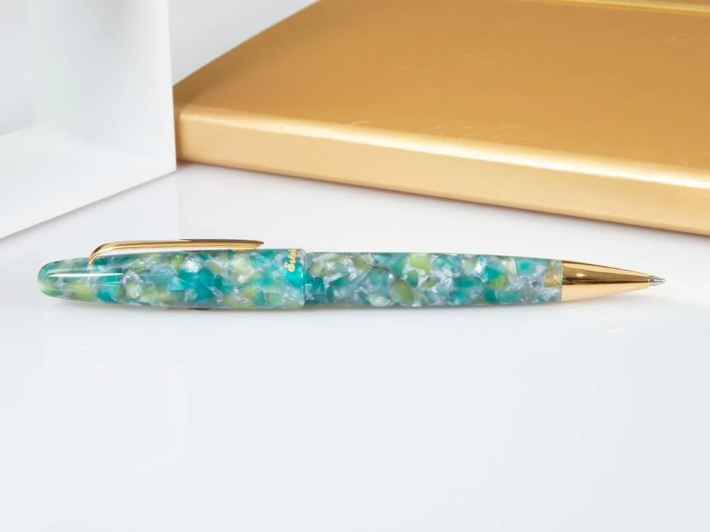 Esterbrook Estie Sea Glass Ballpoint pen, Resin, Gold plated, ESG819 - Image 4
