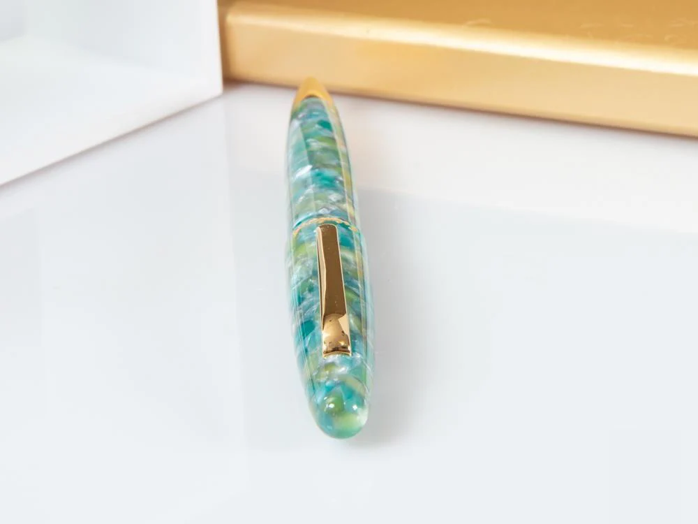 Esterbrook Estie Sea Glass Ballpoint pen, Resin, Gold plated, ESG819 - Image 6