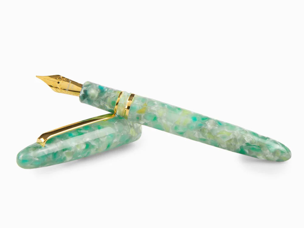 Esterbrook Estie Sea Glass Fountain Pen, Gold plated, ESG816 - Image 8