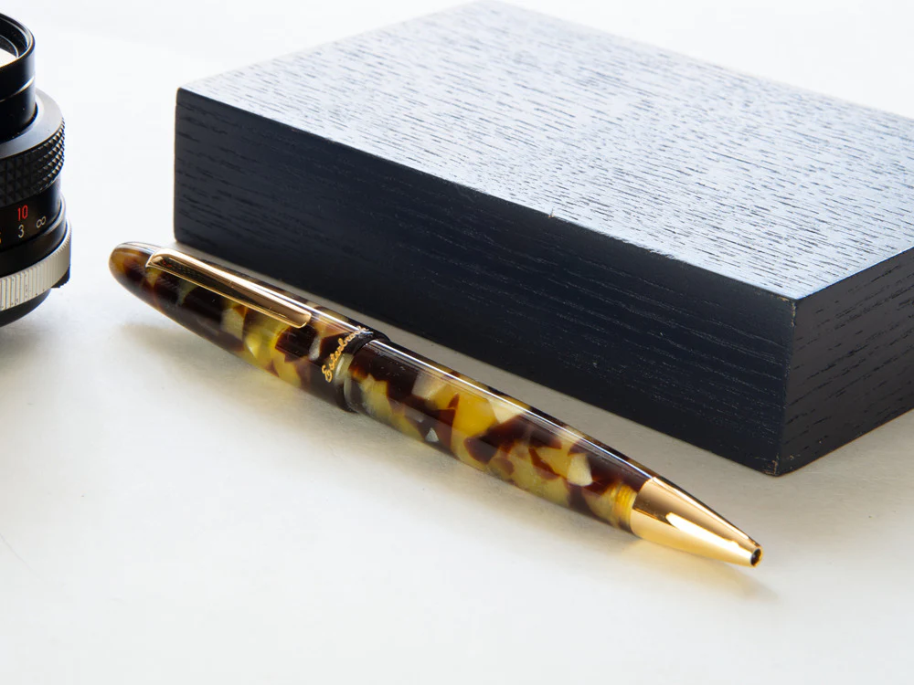 Esterbrook Estie Tortoise Ballpoint pen, Resin, Gold trims, E139 - Image 3