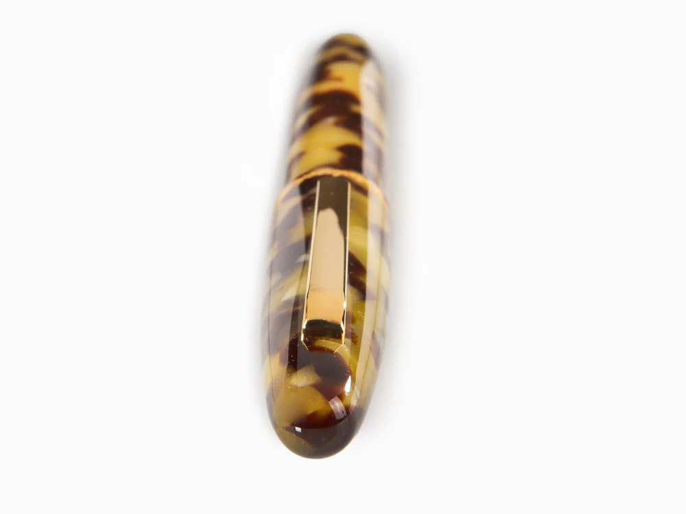 Esterbrook Estie Tortoise Fountain Pen, Black Resin, Gold plated, E136 - Image 6