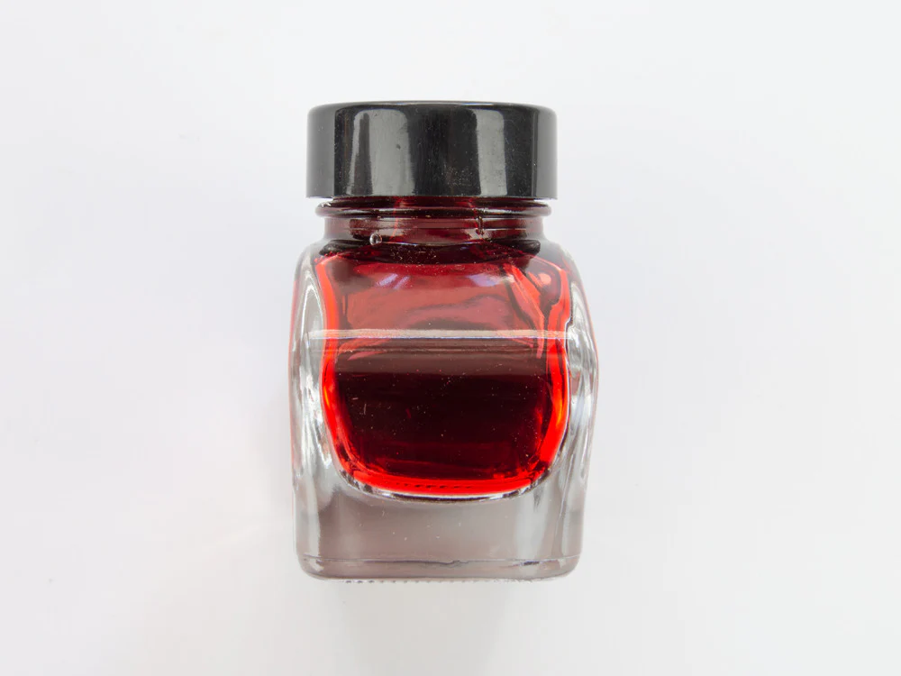 Esterbrook Ink Bottle Scarlet, Red, 50ml, Crystal, EINK-SCARLET - Image 3