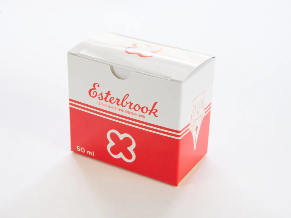 Esterbrook Ink Bottle Scarlet, Red, 50ml, Crystal, EINK-SCARLET - Image 6