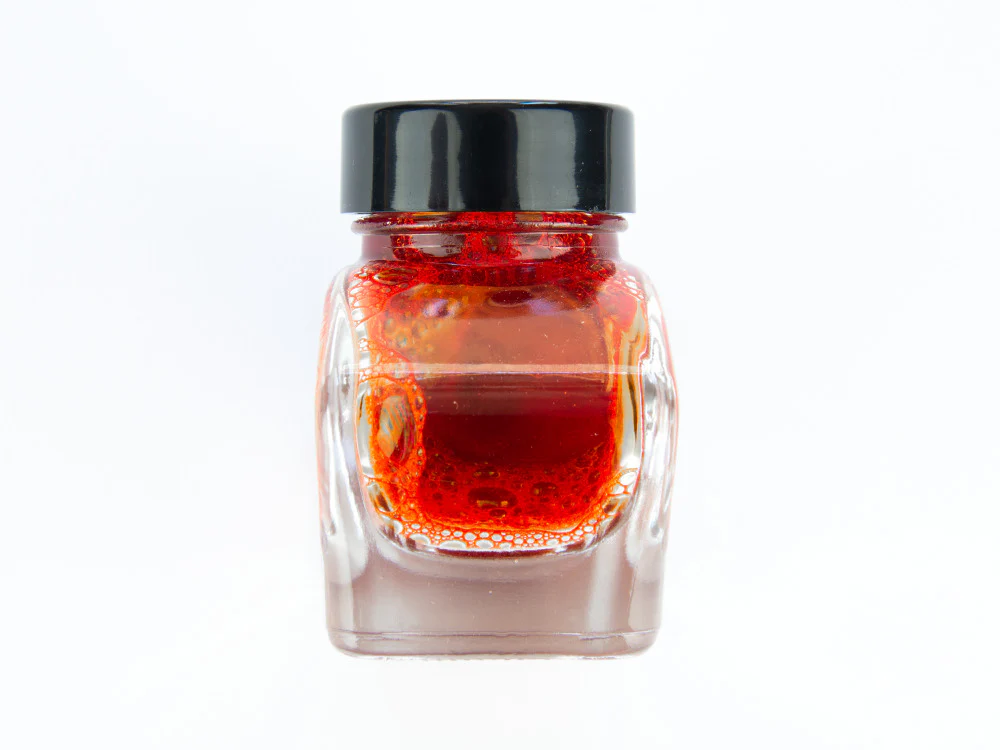 Esterbrook Ink Bottle Tangerine, Orange, 50ml, Crystal, EINK-SHIMM-TANGERINE - Image 3