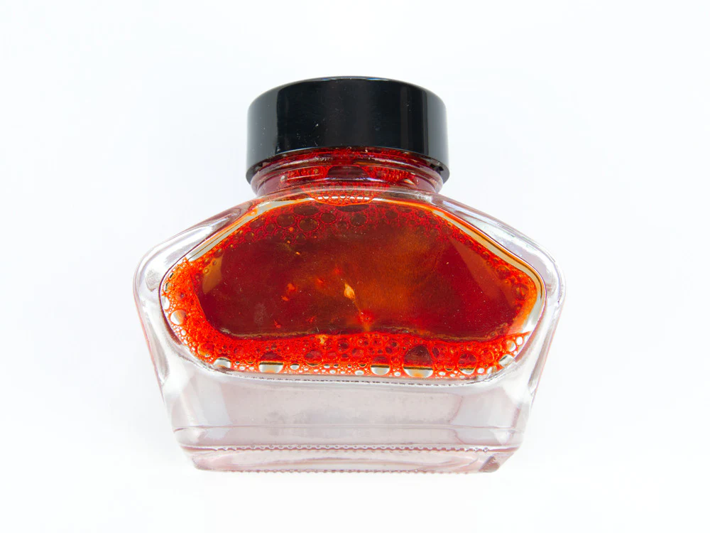 Esterbrook Ink Bottle Tangerine, Orange, 50ml, Crystal, EINK-SHIMM-TANGERINE - Image 4