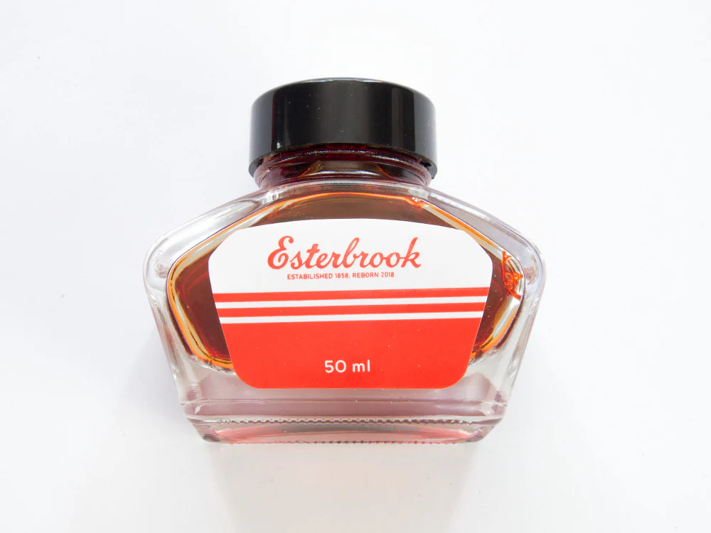 Esterbrook Ink Bottle Tangerine, Orange, 50ml, Crystal, EINK-TANGERINE - Image 2