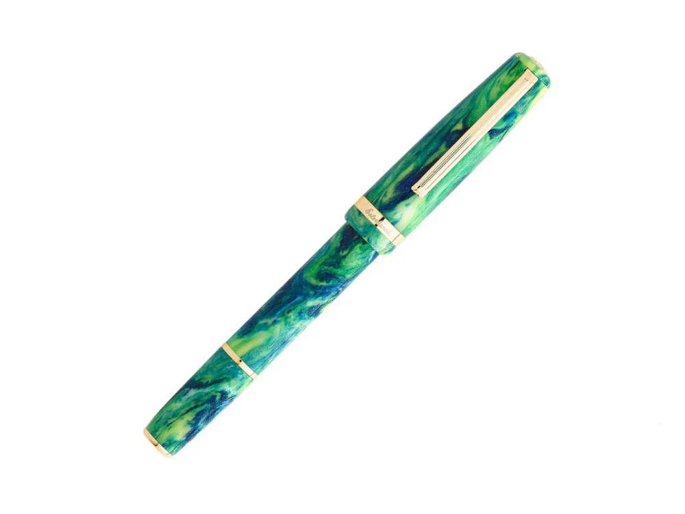Esterbrook JR Beleza Fountain Pen, Resin, Green, Gold plated, EJRBA - Image 3