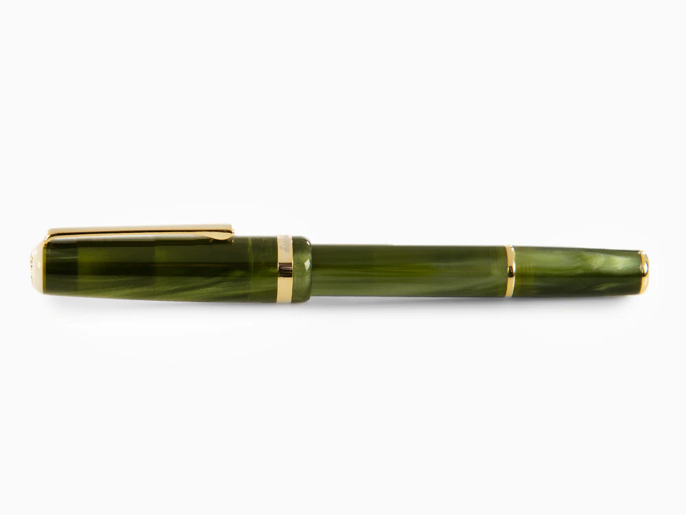 Esterbrook JR Pocket Palm Green Fountain Pen, Green, Gold plated, EJRPG - Image 9