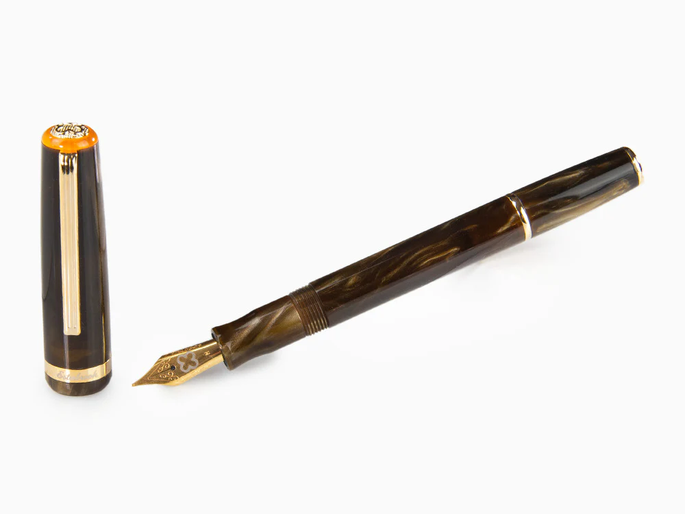 Esterbrook JR Pumpkin Latte Fountain Pen, Marbled resin, Brown, EJRPL - Image 2