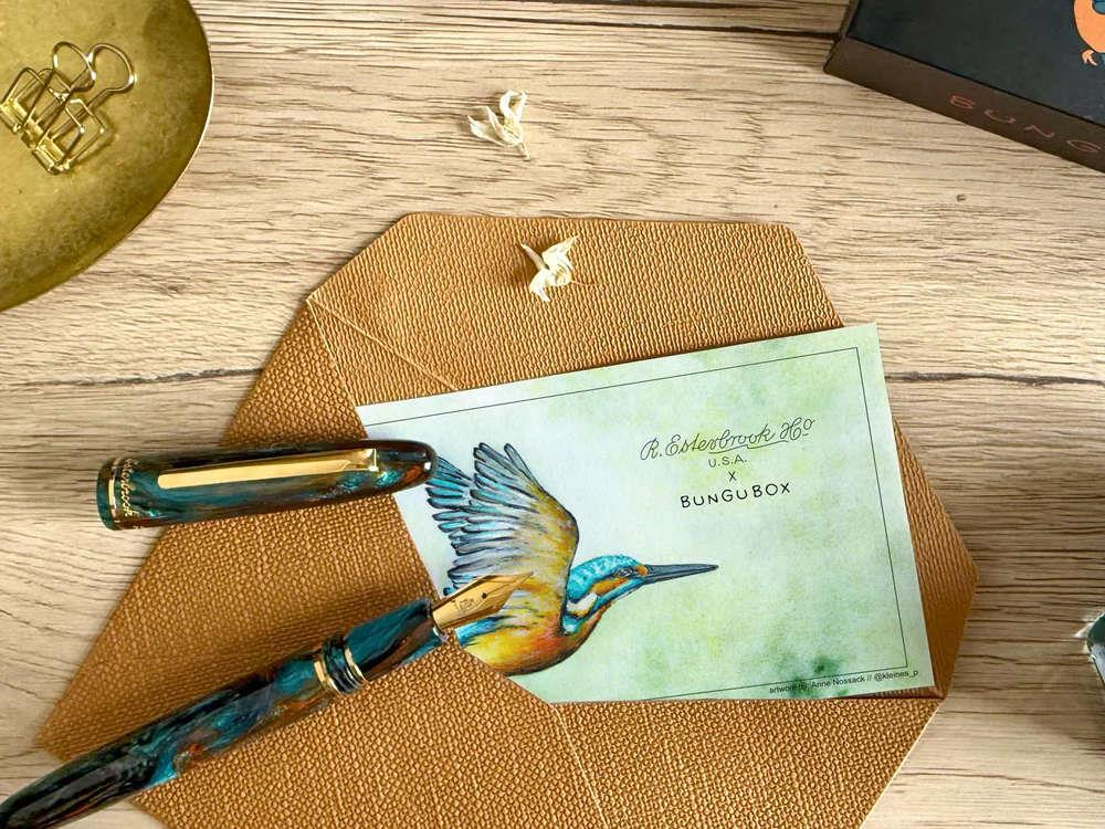 Esterbrook x BUNGUBOX Kingfisher Edition Blotter Paper, EINK-BUNGUBIRD - Image 3