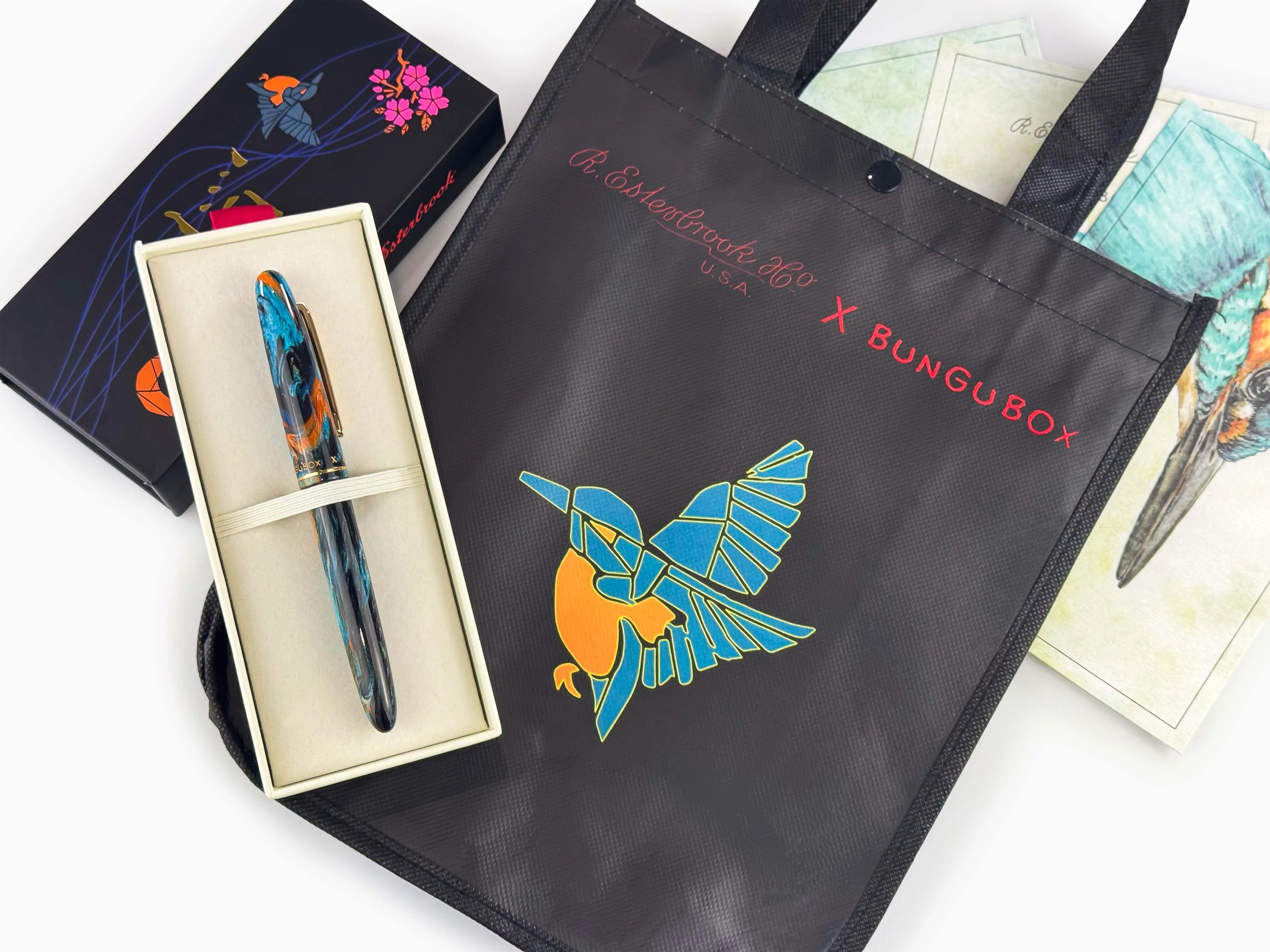 Esterbrook x BUNGUBOX Kingfisher Estie Fountain Pen, EBIRDBUNGU - Image 9