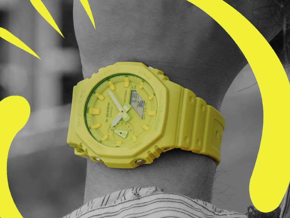 G-SHOCK Casio Classic Quartz Watch, Bio-Based Resin, Green, GA-2100-9A9ER - Image 3