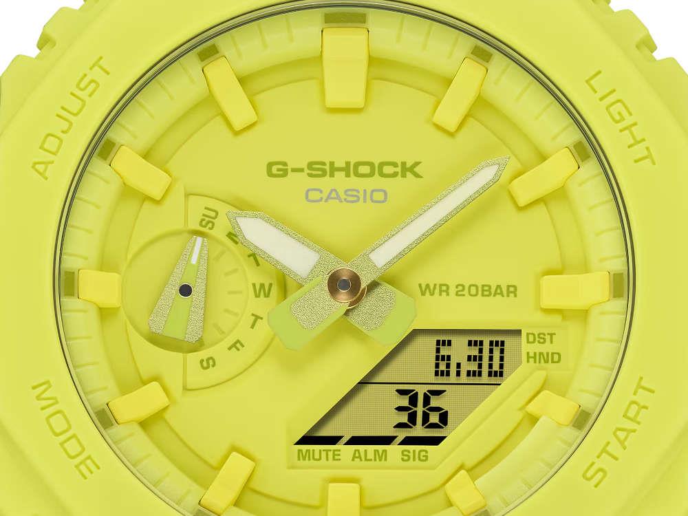 G-SHOCK Casio Classic Quartz Watch, Bio-Based Resin, Green, GA-2100-9A9ER - Image 5
