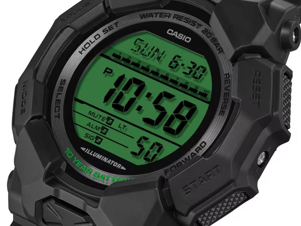 G-SHOCK Casio Classic Quartz Watch, Black, GD-010BEG-1ER - Image 2