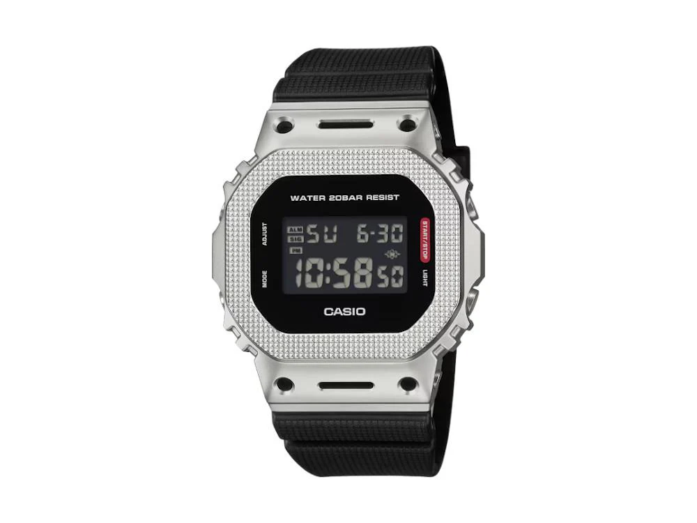 G-SHOCK Casio G-Steel Quartz Watch, Black,  Chronograph, GM-5600M-1ER - Image 2