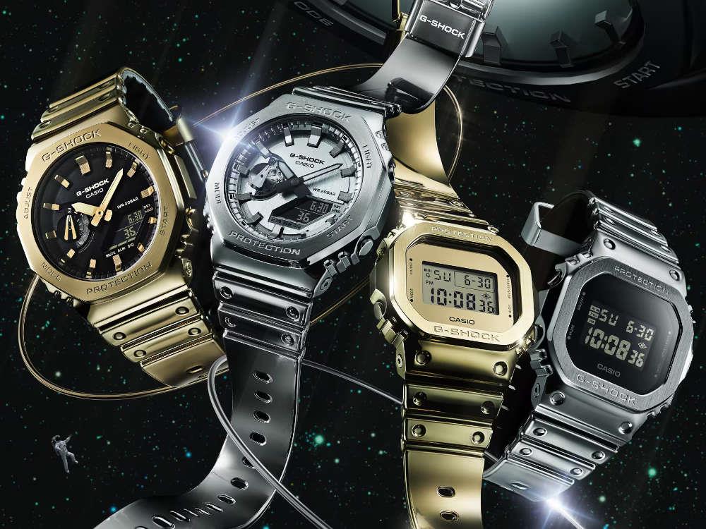 G-SHOCK Casio G-Steel Quartz Watch, Silver, 49.3mm × 44.4mm, GM-2100YM-8AER - Image 6