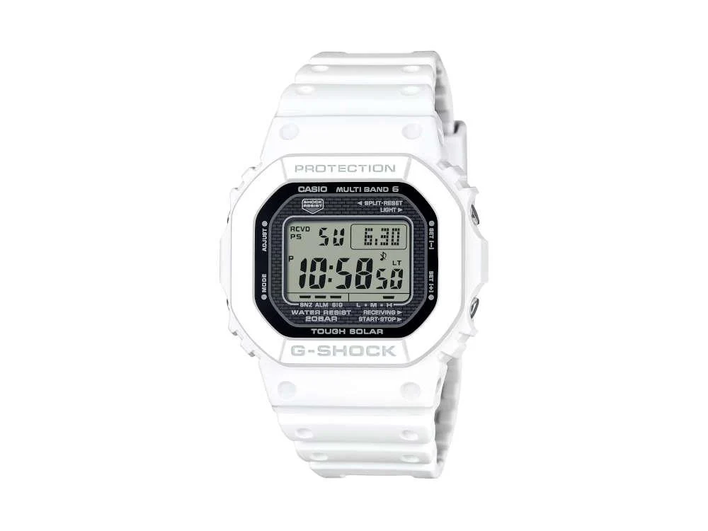 G-SHOCK Casio G-Steel Quartz Watch, White, 48.9 × 42.8mm, GW-5000HS-7 - Image 2