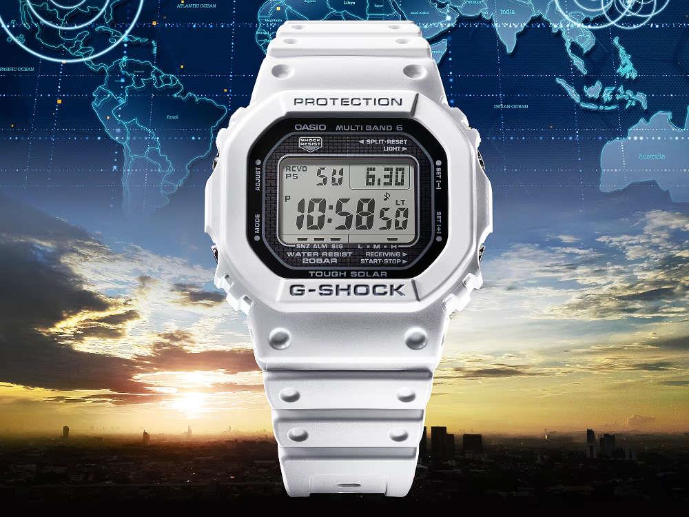 G-SHOCK Casio G-Steel Quartz Watch, White, 48.9 × 42.8mm, GW-5000HS-7 - Image 4