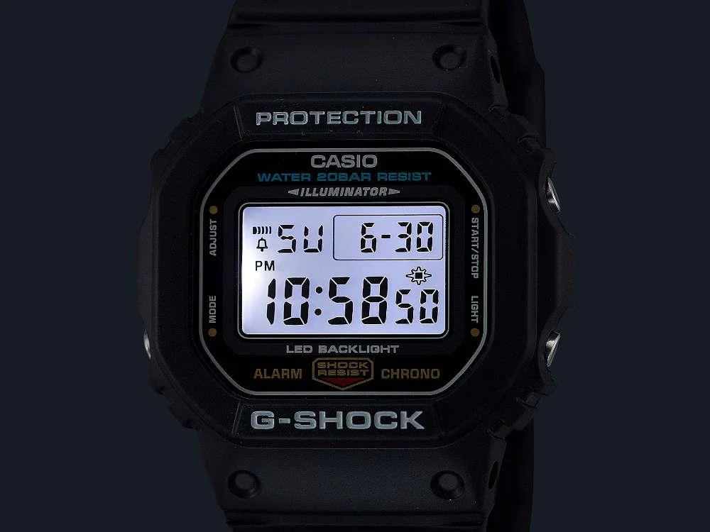 G-SHOCK Casio The Origin Digital Quartz Watch, 48.9 × 42.8mm, DW-5600UE-1ER - Image 3
