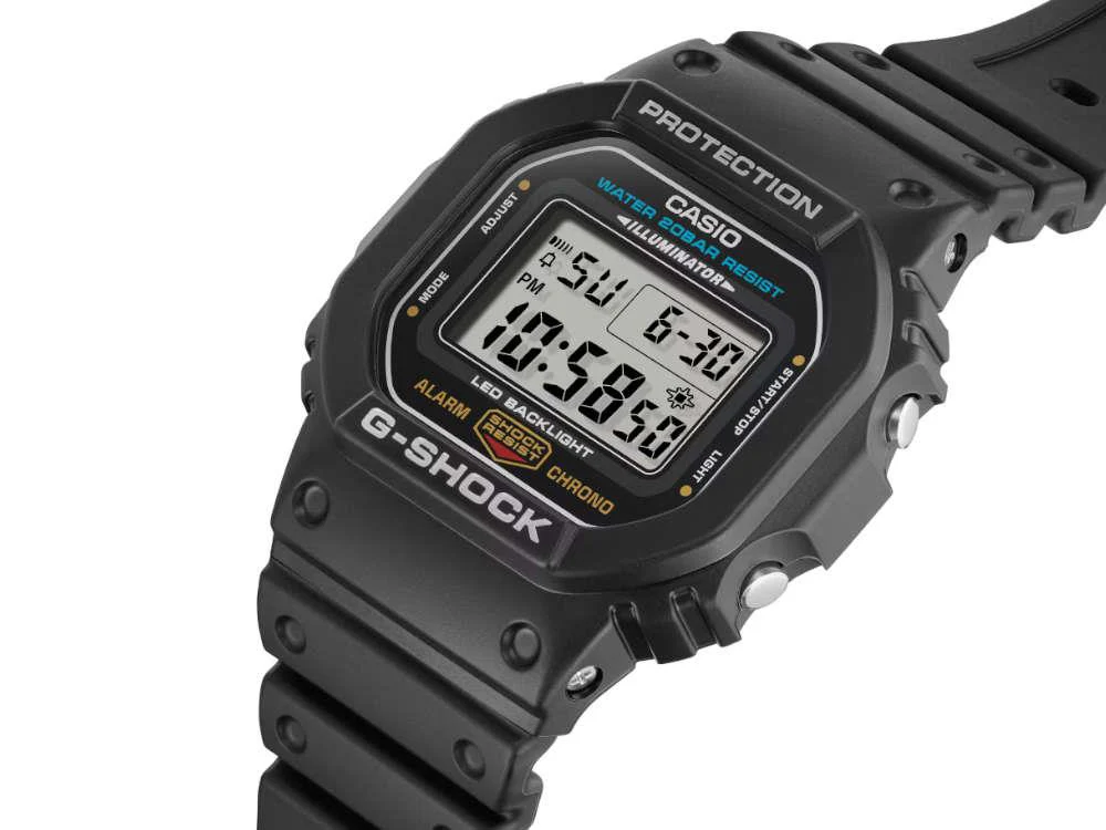 G-SHOCK Casio The Origin Digital Quartz Watch, 48.9 × 42.8mm, DW-5600UE-1ER - Image 4