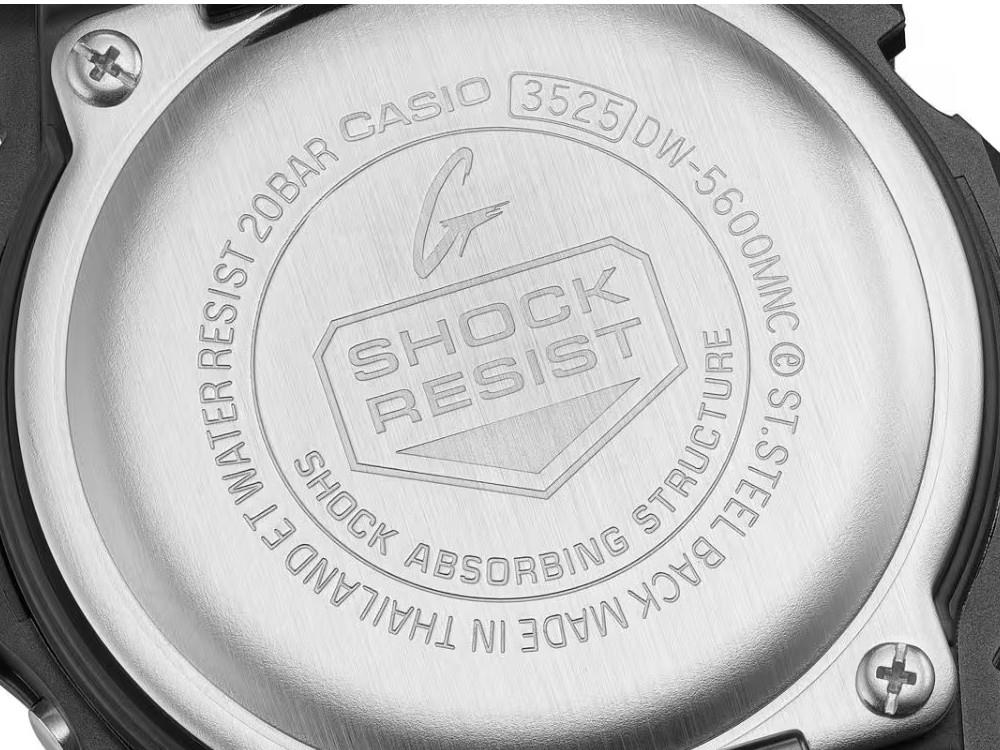 G-SHOCK Casio The Origin Quartz Watch, Black, DW-5600MNC-1ER - Image 7
