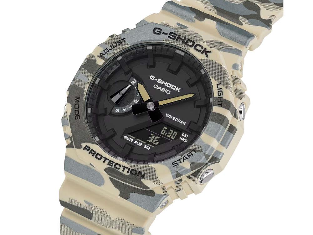 G-SHOCK Casio Trend Quartz Watch, Black, 48.5 × 45.4mm, GA-2100CM-5AER - Image 2
