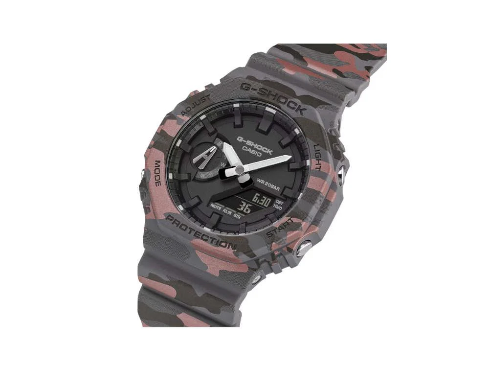 G-SHOCK Casio Trend Quartz Watch, Black, 48.5 × 45.4mm, GA-2100CM-8AER - Image 2
