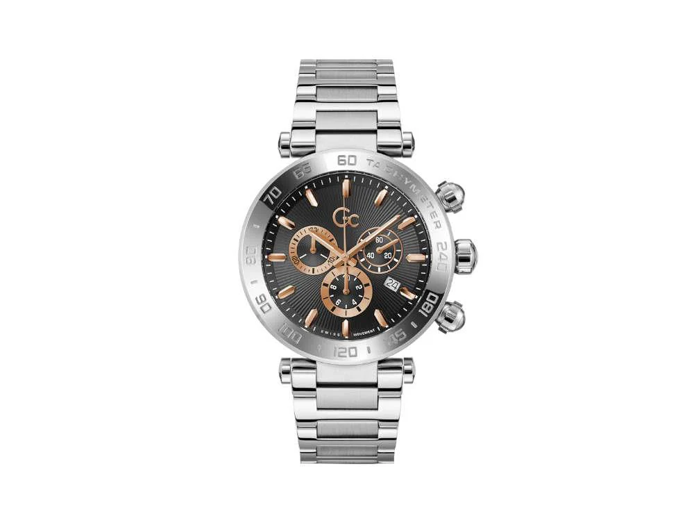 GC Watches GC Select Quartz Watch, Black, 44 mm, Mineral crystal, Z50001G7MF - Image 2