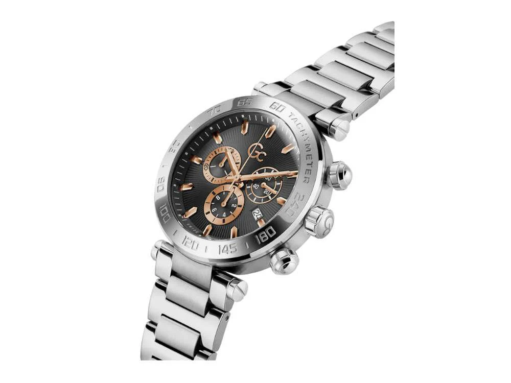 GC Watches GC Select Quartz Watch, Black, 44 mm, Mineral crystal, Z50001G7MF - Image 4