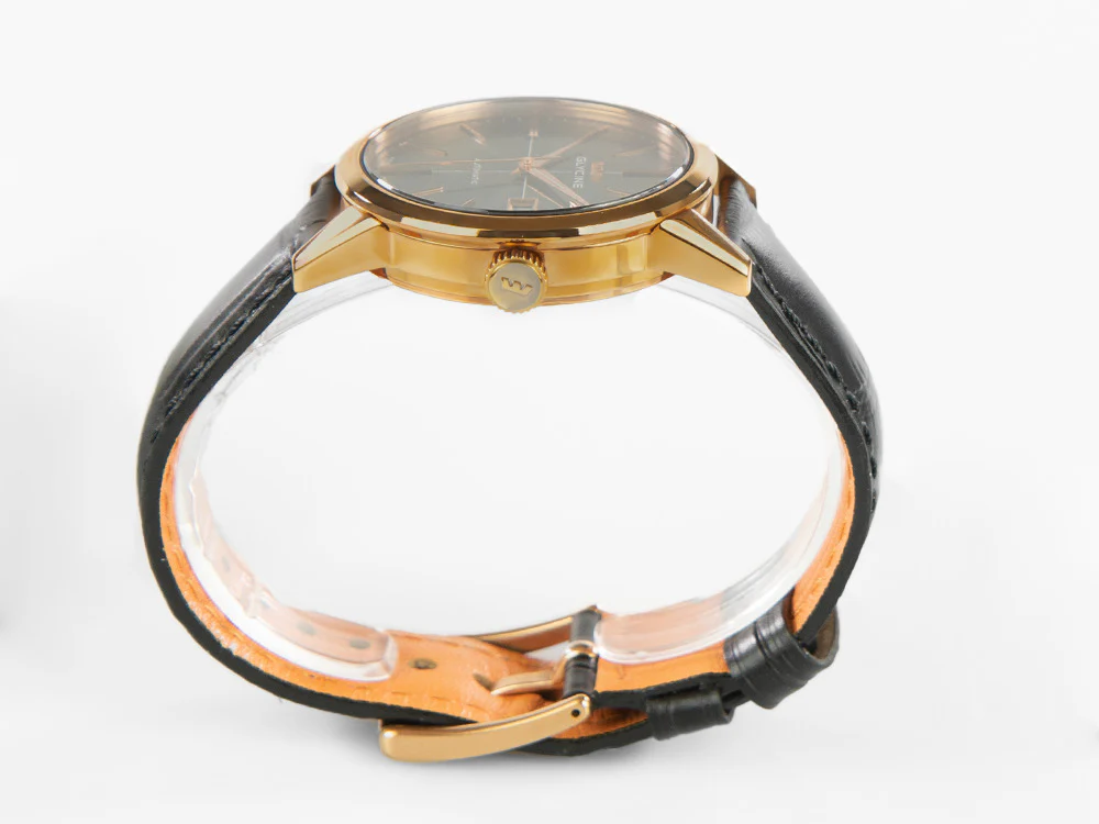Glycine Classic Automatic Watch, GL 224, Gold, 3910.29-LBK9 - Image 5