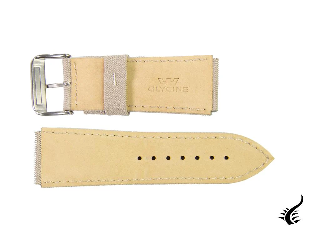 Glycine, Fabric strap, 24mm, Grey, CBIGGR-24 - Image 10