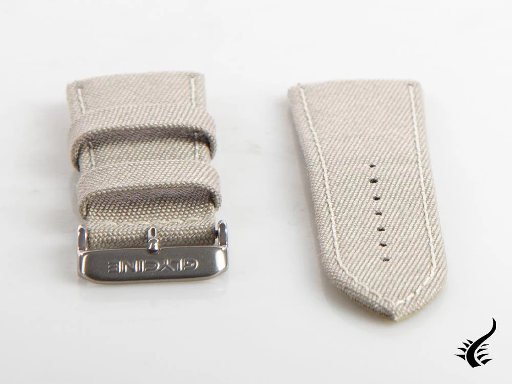 Glycine, Fabric strap, 24mm, Grey, CBIGGR-24 - Image 6