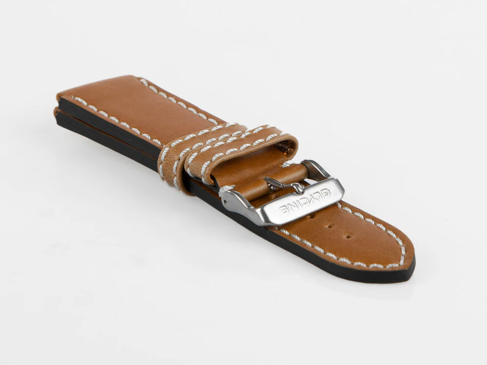 Glycine, Leather strap, 24mm, Brown, CBIGBR-24 - Image 2