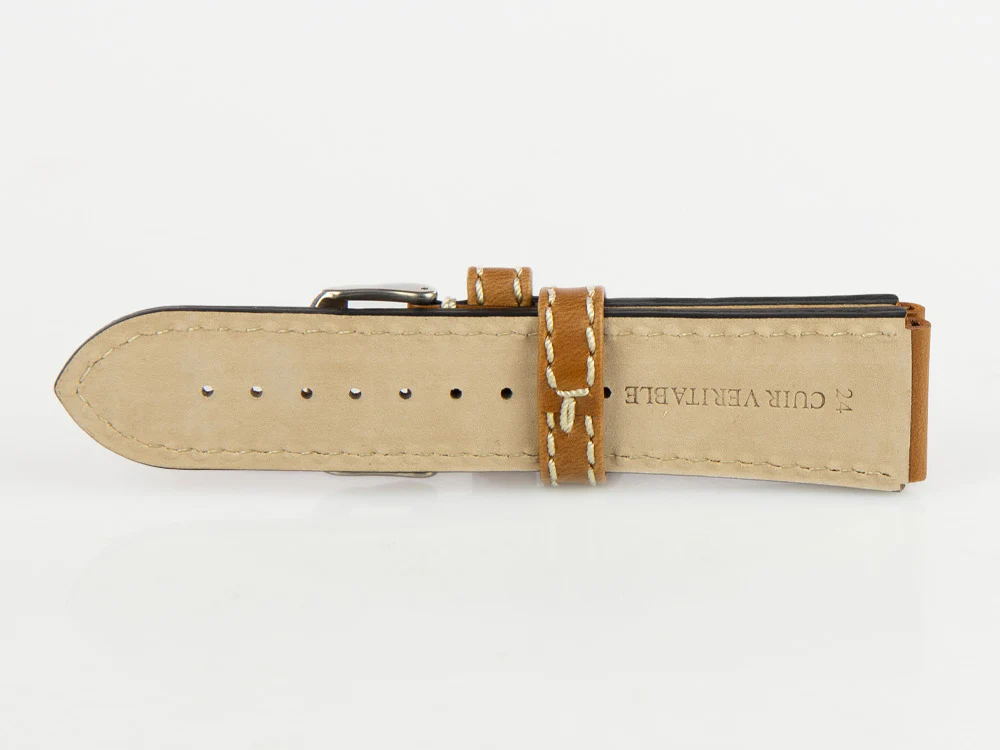 Glycine, Leather strap, 24mm, Brown, CBIGBR-24 - Image 5