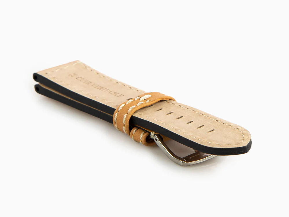 Glycine, Leather strap, 24mm, Brown, LB7BHH-24 - Image 3