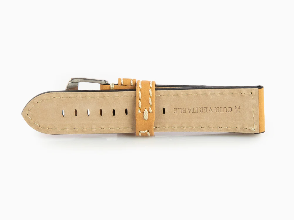 Glycine, Leather strap, 24mm, Brown, LB7BHH-24 - Image 5