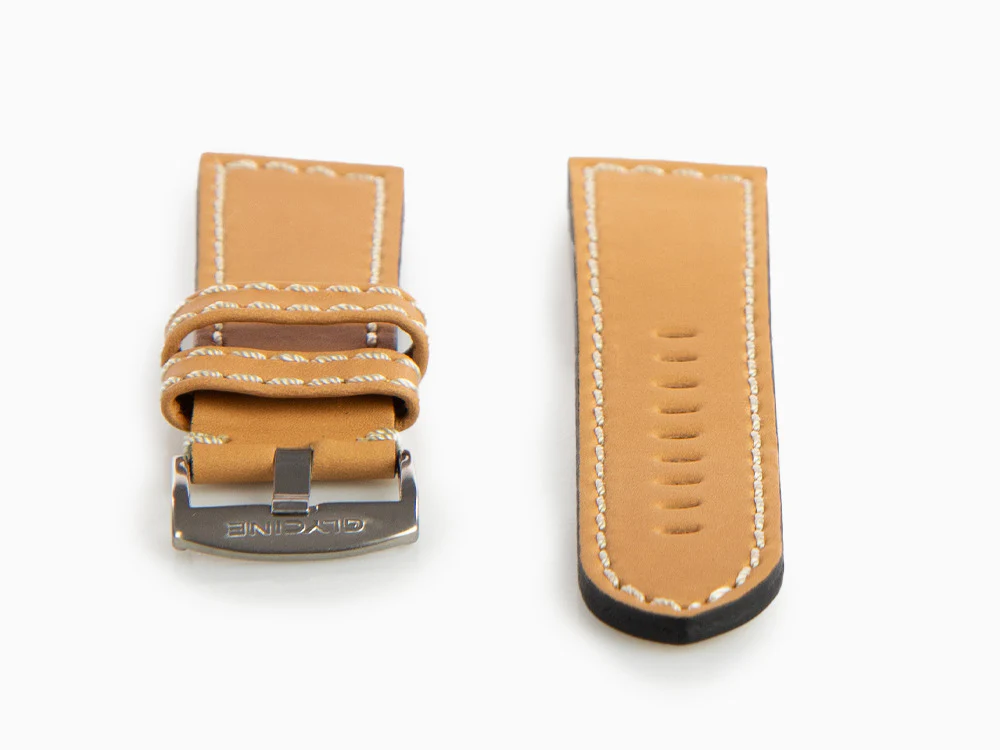 Glycine, Leather strap, 24mm, Brown, LB7BHH-24 - Image 7