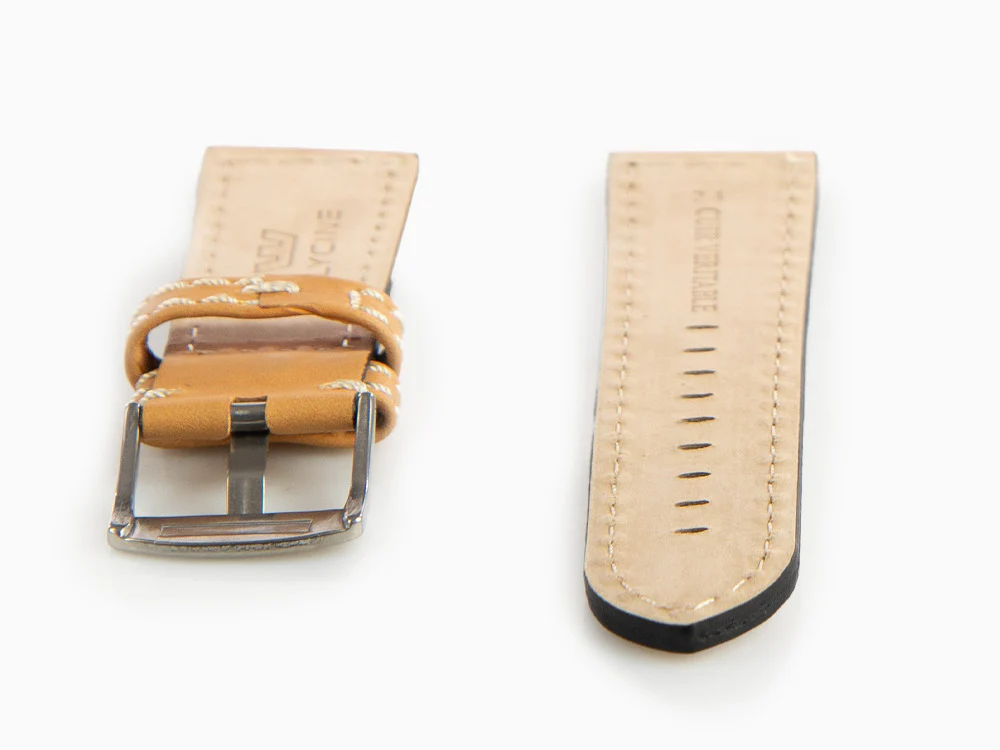 Glycine, Leather strap, 24mm, Brown, LB7BHH-24 - Image 8